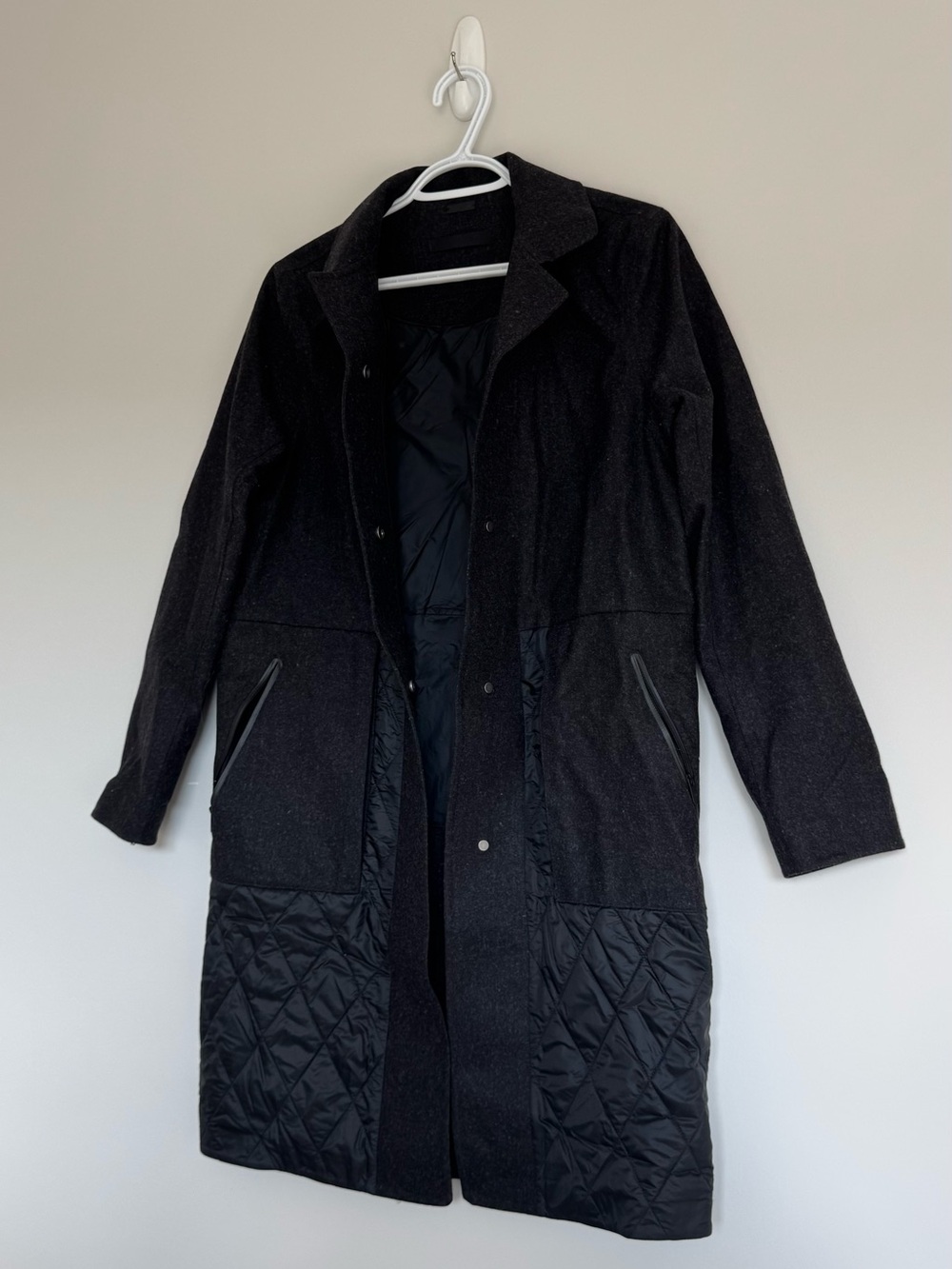 Lululemon Roam Far Wool Coat
Heathered Black / Black